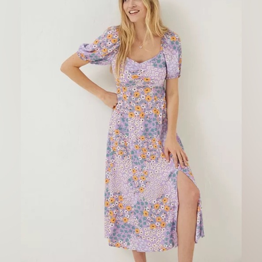 FatFace Tania Meadow Midi Dress Size 12R